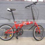 16" 6speed Red Foldable Bike/bicycle/cycle for Hot Sale SH-FD026 thumbnail-1