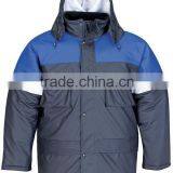 TWO TONE FASHION RAIN COAT thumbnail-1