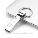 USB 2.0 and 3.0 High Speed Laser Engraved Customize Logo Stainless Steel Real Capacity Usb Flash Pen Drive With Key Chain Ring Quality Choice thumbnail-2