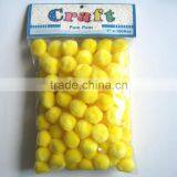 Craft Accessories 1 Inch x 100pcs Acrylic Pompons thumbnail-1