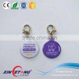 ISO14443A RFID NFC PET Epoxy Tag With Metal Ring