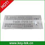 Full Funtionalities IP65 With Trackball Integrated Metal Keyboard thumbnail-4