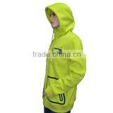 Breathable Membrane Windbreaker Men's Softshell Jacket With Hood thumbnail-2