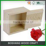 Supply By Fctory Cheap Unfinished Wooden Watch Box thumbnail-2