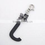 Customized Word Jewelry Light Metal Resin Leather Keychain For Men thumbnail-5