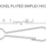 Nickel Plated Steel Simplex Hook thumbnail-4
