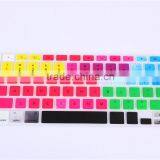 Colorful Protector Film Silicone Keyboard Cover for MacBook Pro 13" 15" 17" Colored Silicone Rubber Keyboard Cover for Macbook thumbnail-2