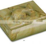 Burma Teak Marble Jewelry Box thumbnail-1
