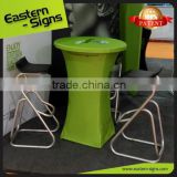 spandex high top cocktail table