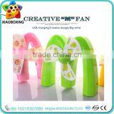 New Design M Shape Usb Mini Battery Charger Electric Table Fan Toys for Kids thumbnail-6