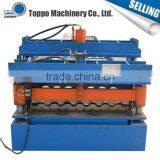 New Design High Quality Making Metal Colored Roof Tile Forming Machine thumbnail-3