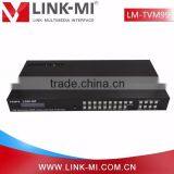 LINK-MI LM-TVM99 9x9 HDMI Seamless Switch Matrix , Support RS232 Comm and Control / IP Control 3x3 Multi-view Seamless HDMI Mat