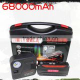 68800mah portable battery jump starter for car emergency tool kit