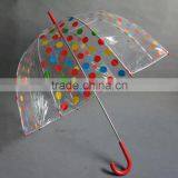 Christmas Gifts Custom Printing Pvc Transparent Dome Umbrella thumbnail-3