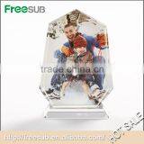 Freesub BXP-01 L140*H195*W40mm Peak Cup Blank Sublimation 3d Crystal Pics