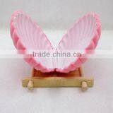 Velvet Shell Shape Box Shell Ring Box Velvet Packaging Box Ring Box thumbnail-2