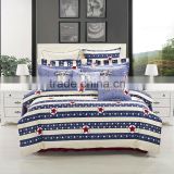 time-limited hot sale america flag duvet cover sheet fitted skirt pillow case /cushion cover 100% cotton bedding