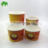 Yogurt and Ice Cream Paper Cups,6OZ Ice Cream paper cup, Ice Cream Pots