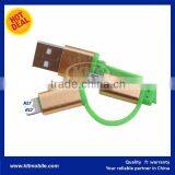 MOBILE PHONE Metal 2 in 1 USB Cable FITS ANDROID/ APP/SAM thumbnail-2