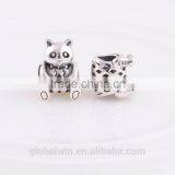 Wholesale Panda Charm 925 Sterling Silver European Charms Beads Fit Diy Snake Chain Bracelets Female Jewelry Necklaces thumbnail-3