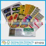 Plastic Glitter Laser Sticker