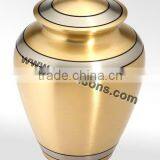 Unique Brass Metal Solid Urns Cremation Urns | Decorative Urns | Funeral Urns thumbnail-2