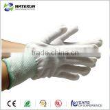 White Lint Free Nylon Liner Gloves/ Nylon Gloves Without Coating thumbnail-1