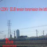 220KV SDJB Double Circuit Tension Transmission Tower thumbnail-2