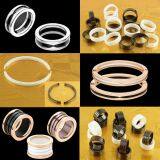 Customizable Zirconia Ceramic Ring / Black Ceramic Infinity Ring thumbnail-1