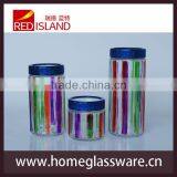 Wholesale Glass Jars With Plastic Electroplating Lid for Coffee