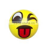 Promtional LED 12 Emoji PVC Child Toys Bouncing Balls thumbnail-5