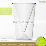 High Quality Free Design Hot Sale Heat Resistant Double Wall Glass Tea Cup thumbnail-5