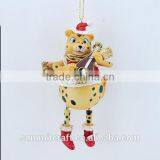 Resin Lute Tiger Ornament Christmas Decoration 2017 thumbnail-1