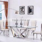 2017 Most Popular Big Size Long Rectangular Dining Table and Chairs