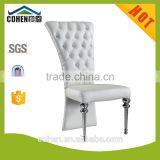 Wholesale Calabash Shape Legs Dinning Room Furniture Stainless Steel Dinning Chair thumbnail-1