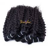 Innoshinehair Wholesale Virgin Brazilian Jerry Curly Hair Weft Hair Weaving thumbnail-2