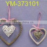 Christmas Outdoor Willow Heart Decorations. thumbnail-1