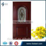 Wood door and glass ,interior wood door half glass