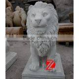 Sitting Lion Marble Statues for Sale thumbnail-1