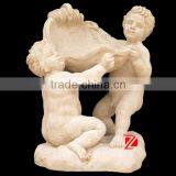 Stone Indoor Used Fountain With Child Statue thumbnail-1