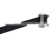 Wall Mounted Retractable Black Belt Barrier Black Recoiler Belt Barrier thumbnail-1