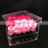 China Factory Custom Transparent Acrylic Rose Flower Box thumbnail-5