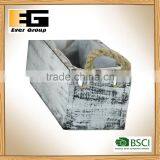 Wooden Rectangular Herb Planter Box Flower Pot for Home Garden thumbnail-6