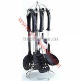NY-1025 6 Pcs pp Handle Nylon Kitchen Utensil Set thumbnail-1