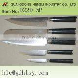 Micarta Handle Damascus Knife Set thumbnail-1