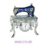 Miniature Sewing Machine With 4-legged Stand & Quartz Clock thumbnail-1