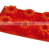 Custom Flower Shape Silicone Cake Mould thumbnail-1