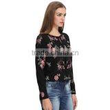 Latest Fashion Women Custom Embroidery Bomber Jackets thumbnail-4