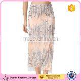 Domin Fashion Latest Beading Style Long Skirt Design thumbnail-1