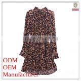 New Arrival Spring Summer 100% Polyester Leopard Print Lady Sexy Clothes thumbnail-1